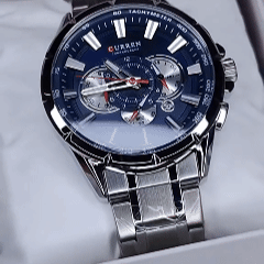 Reloj Curren Azul Titan – Elegancia, Poder y Estilo en Tu Muñeca