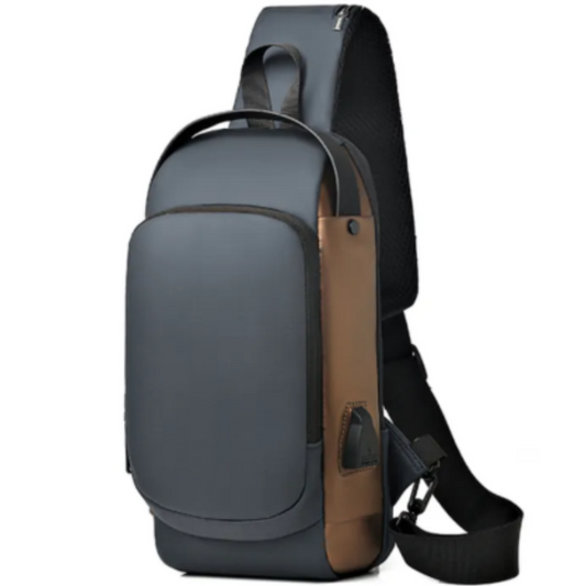 Morral Antirrobo Impermeable con Puerto USB – Mochila Deportiva y Segura para Hombre  o Mujer